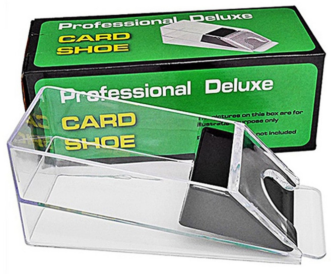 투명아크릴100% 카드슈 카지노슈 포커카드케이스 포커카드보관함 딜러용품 카지노딜러용품, 1.카드슈(투명아크릴 포커카드보관함), 1개