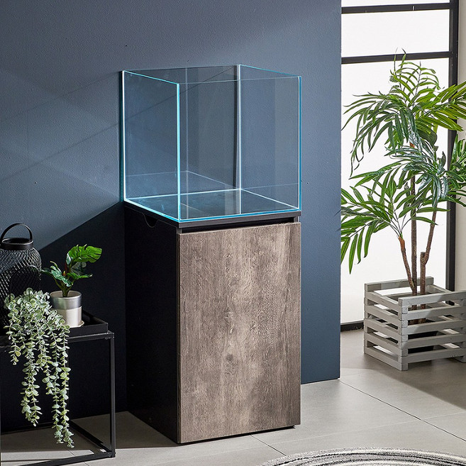 우드초코 35 x 35 어항 받침대 큐브 수조 1자 축양장 다이 ADA 형 수초 열대어 금붕어 수족관, 1개