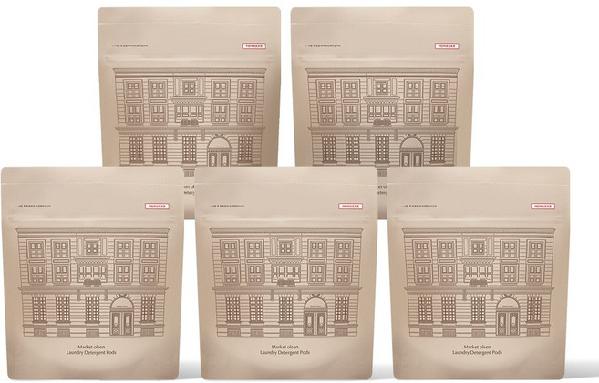 [메가팩] 마켓올슨 캡슐세제 5개 (200개입), [메가팩] 캡슐세제 5개(200개입)