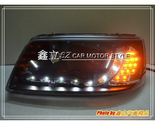 VW T5 03-10年 LED R8 魚眼 頭燈, 1個