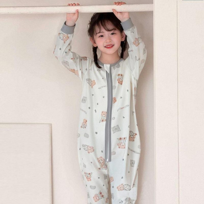 嬰兒睡袋 棉質拉鍊防踢被 四季款