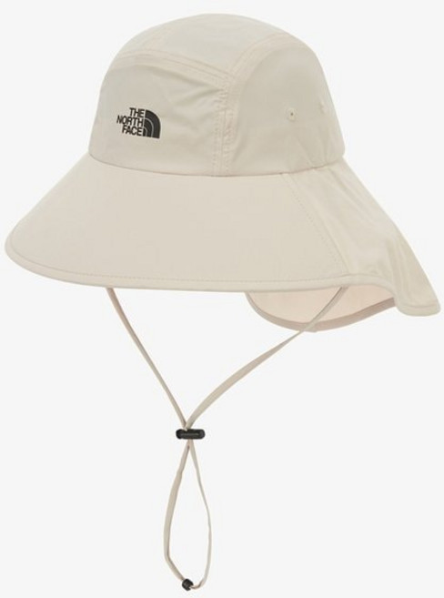 노스페이스 일상 여행 운동 등산 모자 HR08B 티엔에프 와이드 선 쉴드 햇WTE SAND 편한, L, WHITE SAND