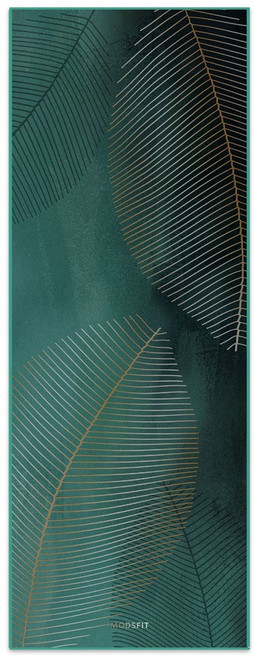 모즈핏 프라나 요가타월(185cm X66cm), 딥그린, 1개