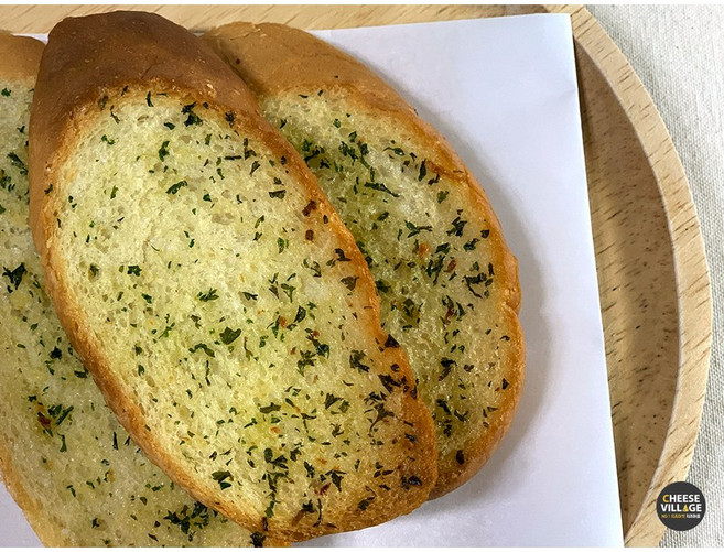 치즈마을 오룡 마늘 바게트 마늘빵 무가당 2kg 드라이아이스 포장, 1개