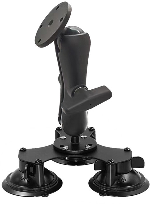 WINANON 화물차 중장비 굴착기 블랙박스 흡착판3개짜리 금속 거치대 풀세트, 흡착판 3개짜리 거치대 풀세트