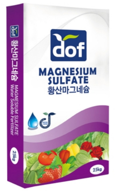 도프 황산마그네슘 25kg - 수용성 유황 황산고토비료, 1개