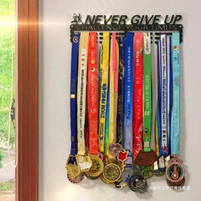 행거 옷걸이 메달 거치대 메달걸이 마라톤 진열 보관대, 19-축구, 1개