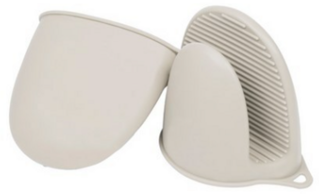 국산 실리팟 실리콘 주방 오븐 장갑 양손 세트, 아이보리 색깔, 10세트