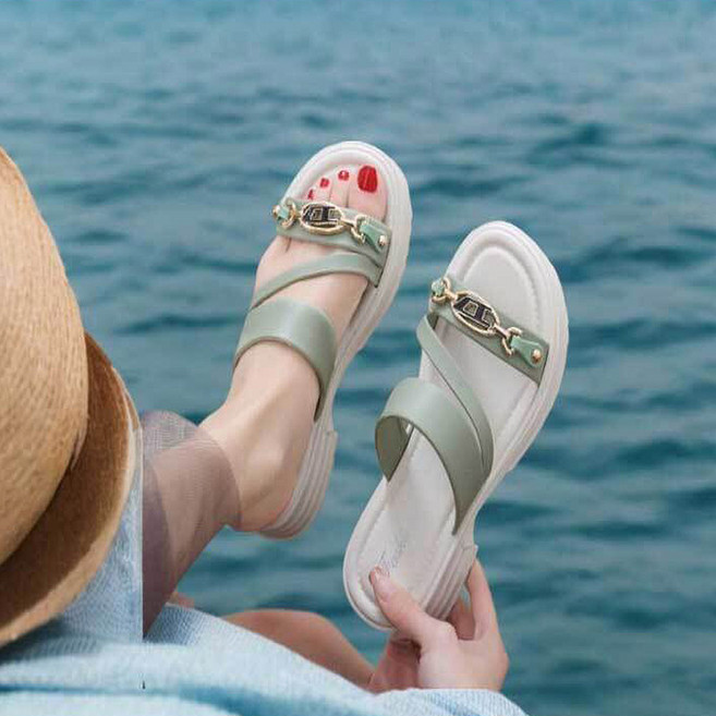 세이프티 여성 발편한 쿠셔닝 논슬립 샌들 슬리퍼