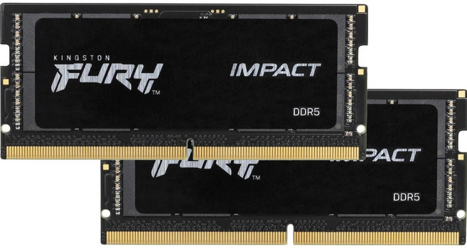 Kingston FURY Impact DDR5 5600 SODIMM 32GB (2x16GB) 套裝組, 1個, 32GB 套裝組