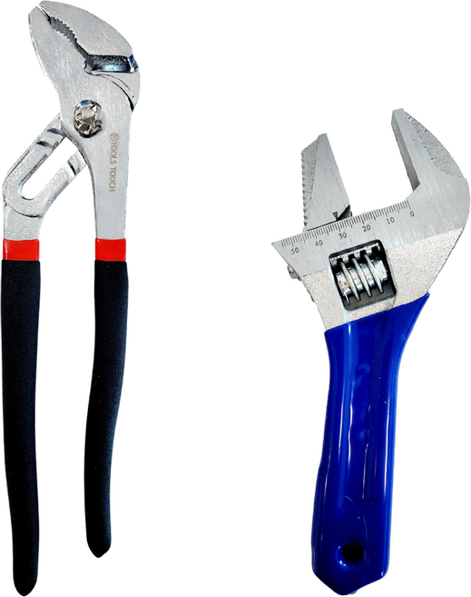 툴스터치 욕실주방 수전용 공구 2종세트, 와이드몽키 + 첼라 x 1세트, 1세트