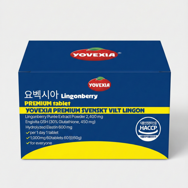 요벡시아 rgb-2 특허 성분 방광 요로건강 식약처인증, 1개, 60정