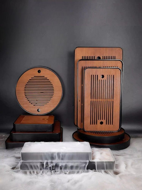 플레이팅접시 드라이아이스 초밥 다이닝 횟집 사시미 식기, 1개, 8. 9 드라이아이스 접시 (세트)