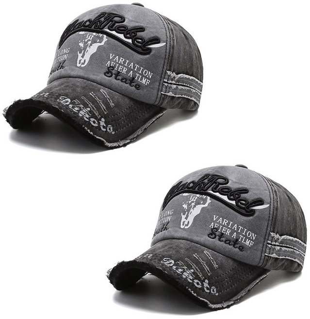 호른 빈티지 캡모자 정밀자수 스크래치 볼캡