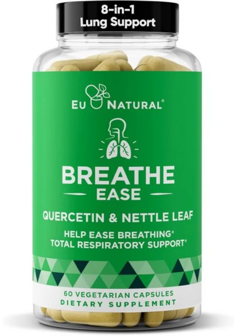 호흡 흡입기 지지 부비동 개방 투명 기도 계절성 비강 건강 기관지 건강한 가슴 케르세틴 퀘르세틴 비타민D 브, 60 Count (Pack of 1), 1개, 60정 - 쿠팡
