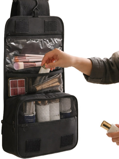 아쥬르 여행용 벽걸이형 화장품 세면도구 파우치