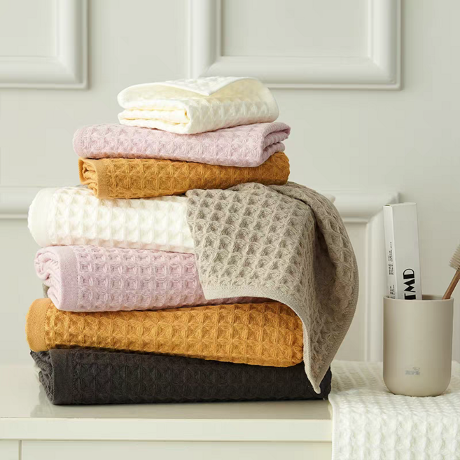 호텔수건 40수 부드러운 세면타월 데일리 프리미엄 수건, 5개, 블루