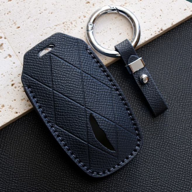 트니르 제네시스 호환 G80 GV80 G70 GV70 G90 차 키케이스, 제네시스F타입, 다크네이비