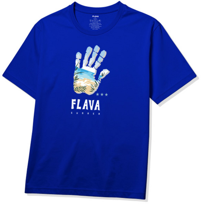 FLAVA Beach Palm 반팔 티셔츠 남녀공용 남자 남성 면티 빅사이즈 반팔