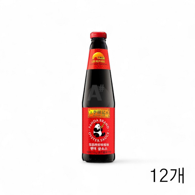 이금기 팬더 굴소스 510g X 12개 볶음밥 중식굴소스, 1세트
