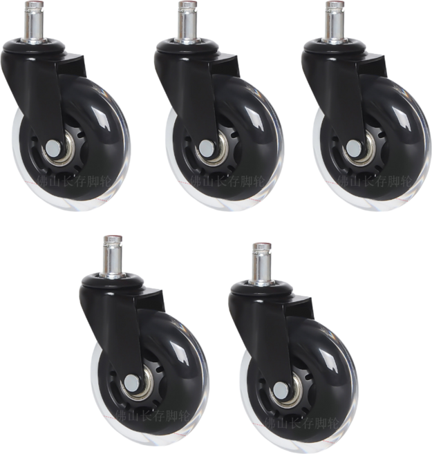 올리민 무소음 의자 바퀴 고급형 캐스터 우레탄 부품교체 5개 1세트, 2인치 5개