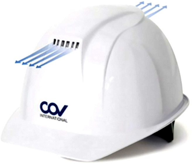 코브인터내셔날 투구자동형 통풍 안전모 COVH-A001, 2개