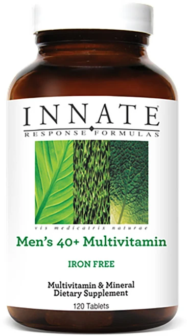 이네이트 40세이상 남성용 종합 비타민(무철분) Innate Men's 40+vitamin, 1개, 120정 - 쿠팡