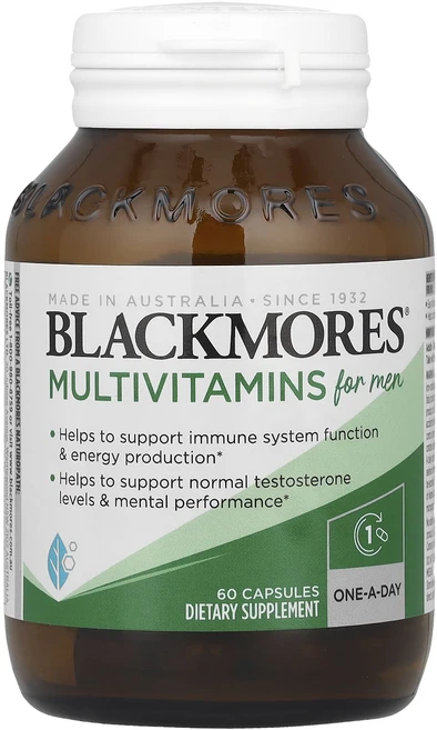 몸관리하세요 겨울입니다 Blackmores 남성용 종합비타민 캡슐 60정 특별관리진행, 1개 - 쿠팡