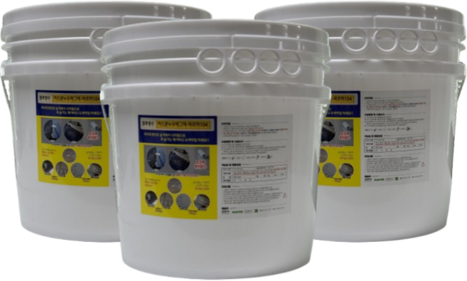 아스코닉 [특허출원] 아스콘 방수 상온 실내 실외 유화 보수제 방수 방습 누수 아스팔트 코팅제 14kg DIY 간단시공, 논슬립유광 투명, 1개