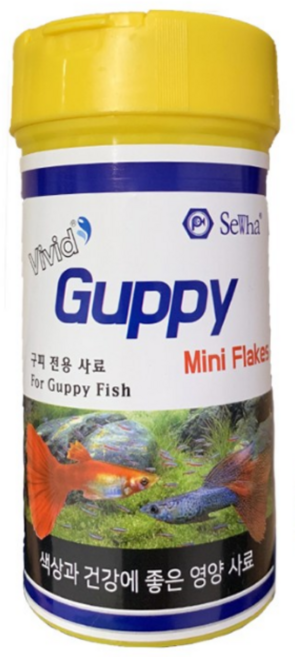 샘아쿠아 세화 비비드 구피 100ml, 1개