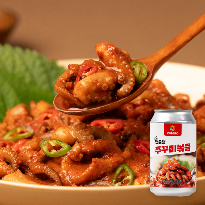 초간단 3분 요리 캔슐랭 쭈꾸미볶음, 2개, 300g