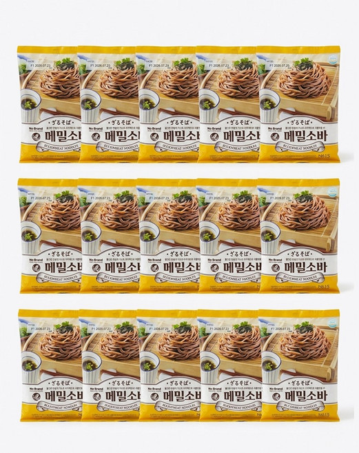 노브랜드 메밀소바 211g, 7개