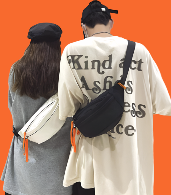 라이프덕 힙색 미니 크로스백 슬링백