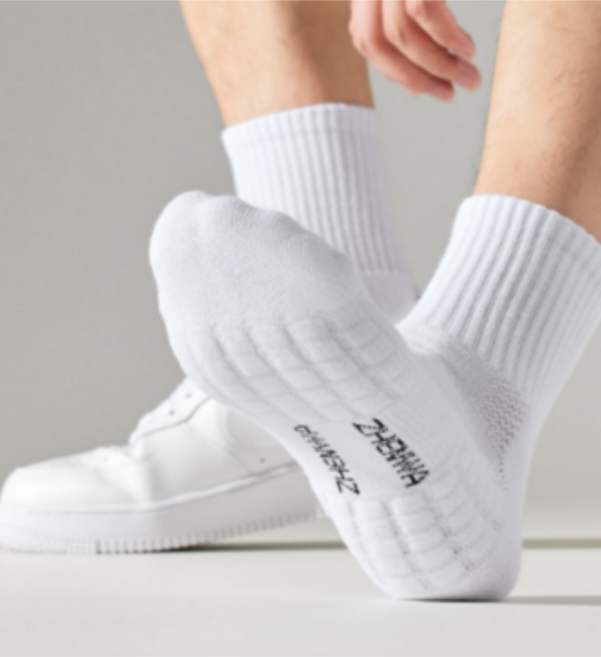 그라온 남성 스포츠 헬스 양말 중목 10켤레 세트