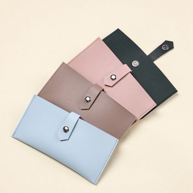 심플 자석지갑 골프내기지갑 필드지갑 장지갑 골프악세사리, 1개, 카키