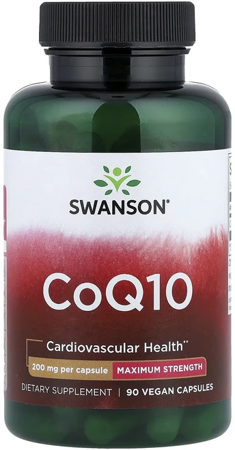 새해 첫좋은선물 Swanson CoQ10 200mg 베지 캡슐 90정 제대로 할인합니다, 1개 - 쿠팡