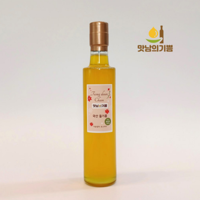 맛남의기쁨 국산100% 냉압착 들기름 300ml, 1개