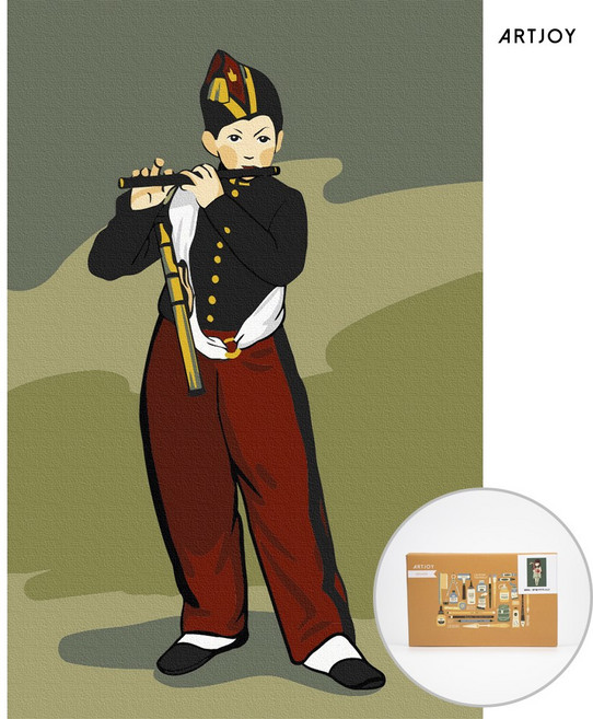 아트조이 DIY 명화그리기 피리부는 소년 10X15cm, 1개