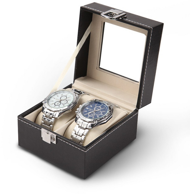 더솔트랩 가죽 손목 시계 보관함