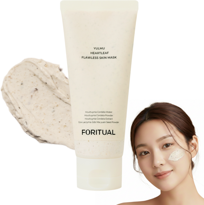 포리추얼 율무어성초 매끈 스킨팩, 1개, 1개입