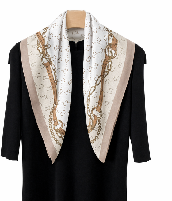 로지제이 부드러운 데일리 고급 여성 사각 스카프