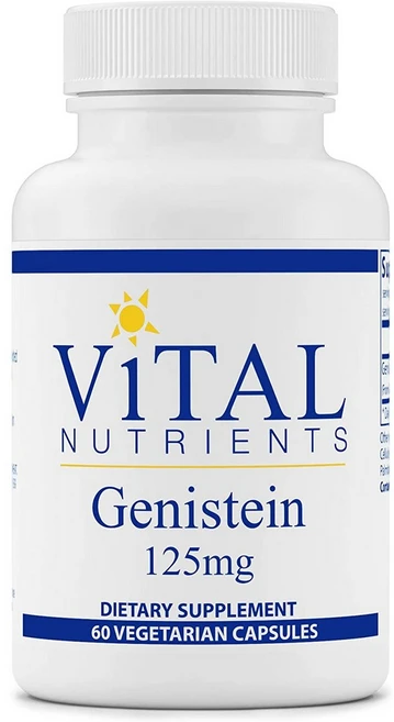 Vital Nutrients 바이탈뉴트리언츠 제니스테인 소이 대두 이소플라본 효능 125mg (60 캡슐), 1개, 60정 - 쿠팡