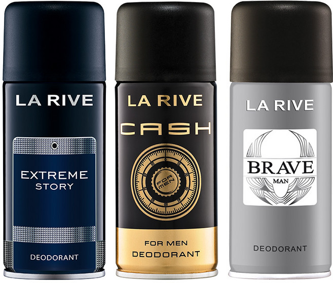 [공식수입] 라리브 맨 퍼퓸 데오드란트 150ml*3종, 1개, 11_(특가)익스트림+캐쉬+브레이브
