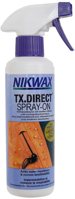 山道具屋 NIKWAX TX.Direct Spray-On Gore-tex – 直噴式、恢復透氣性、環保配方, 1個, 500ml防撥水噴劑(天母倉)