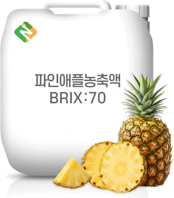 파인애플농축액 70Brix 200g 샘플, 1개