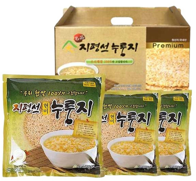 전북김제 국산 지평선 현미누룽지 10봉지 간식 과자 아침식사 숭늉 차 D, 1개