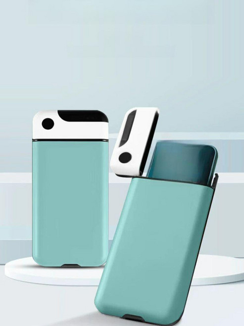 스마트폰 절제박스 휴대폰 잠금상자 수험생 금욕 말차그린 5분-24시간 타이머, 네이비블루 5분-24시간 타이머