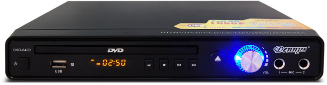Denon HDMI USB DVD播放器 DVD-6400 高畫質影像 支援USB播放 家庭劇院, 黑色