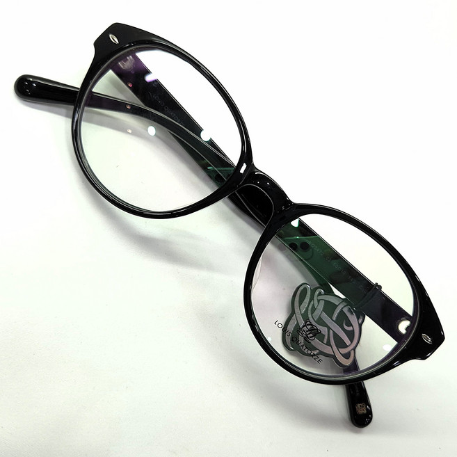 핸드메이드 루이까또즈 안경 LQ3472 50.19 고급 명품 아세테이트 검정 뿔테 안경테