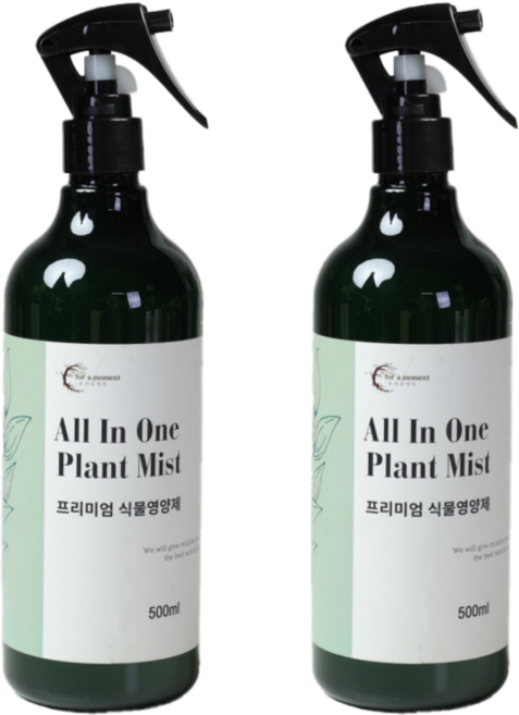 올인원 프리미엄 고농축 천연 식물영양제 500mL 모든식물용 영양공급 해충기피제, 2개